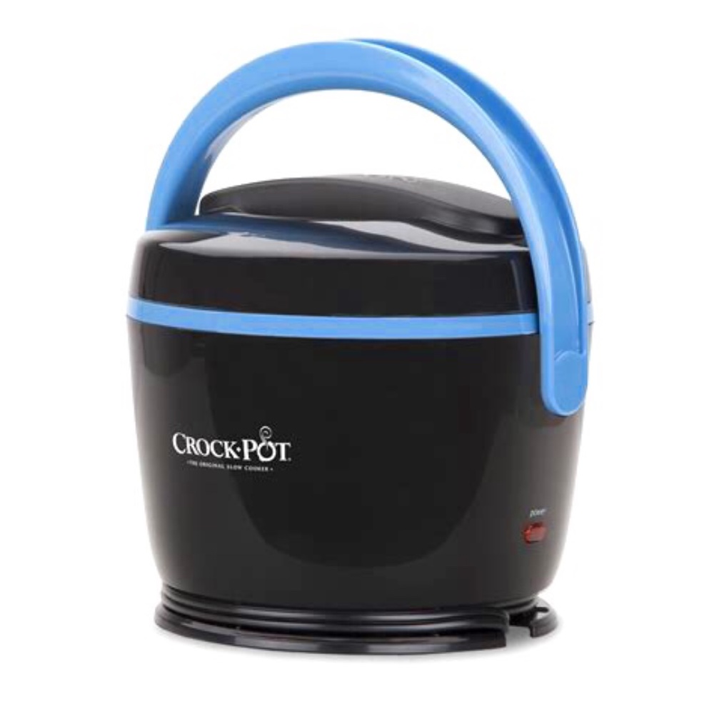 NWOT Crock-Pot Lunch CrockFood Warmer, Black & Blue